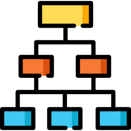 struttura gerarchica icona