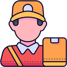 Delivery courier icon