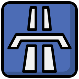segno dell'autostrada icona