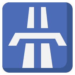snelweg teken icoon