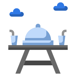 Picnic table icon