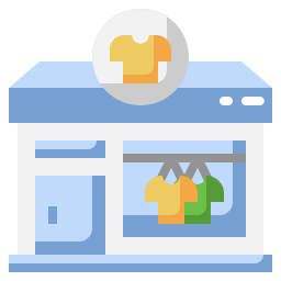 Clothes shop icon