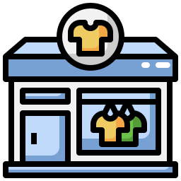 Clothes shop icon