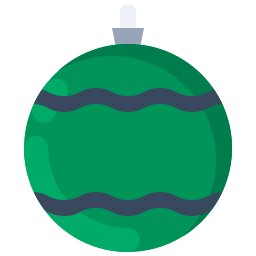 Christmas ball icon
