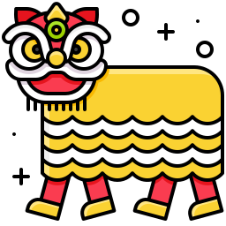 Lion dance icon