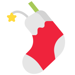 Christmas sock icon