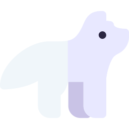 zorro ártico icono