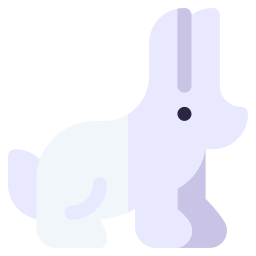 Arctic hare icon
