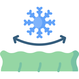 Snowproof fabric icon