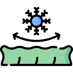 Snowproof fabric icon