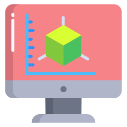 3d-modellering icoon