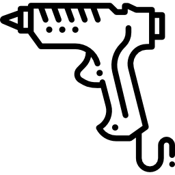 pistola per silicone icona