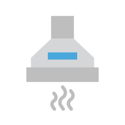 extracción de humo icono