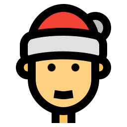 Christmas santa icon