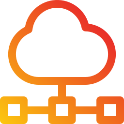 serveur cloud Icône