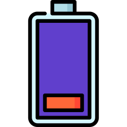 niedriger batteriestatus icon