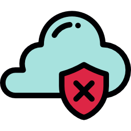 unsichere cloud icon