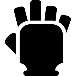 guanti da palestra icona