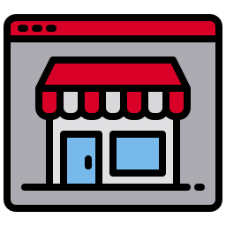 Online shop icon