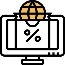 comercio electrónico icono