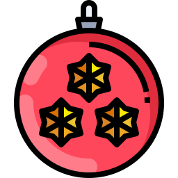 Christmas ball icon