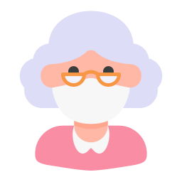 Старая женщина иконка
