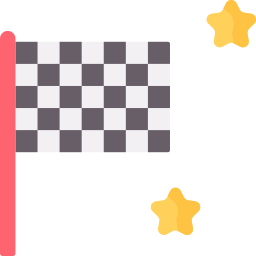 finish vlag icoon