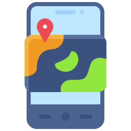 Mobile map icon