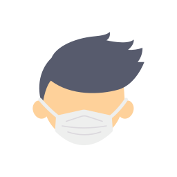 Face mask icon