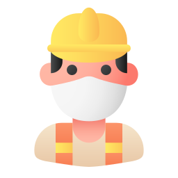 pracownik budowlany ikona