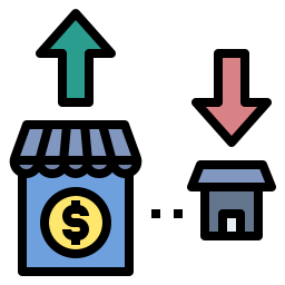 attività commerciale icona