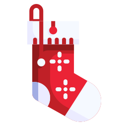 Christmas sock icon