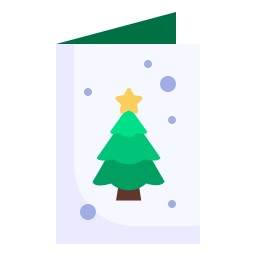 Christmas card icon