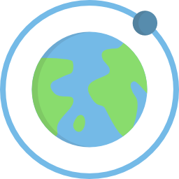 Planet earth icon