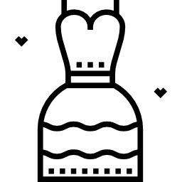 Wedding dress icon