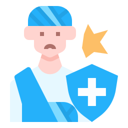 Broken arm icon