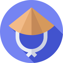 Bamboo hat icon