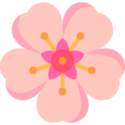 flor de cerezo icono