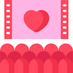 Romantic movie icon