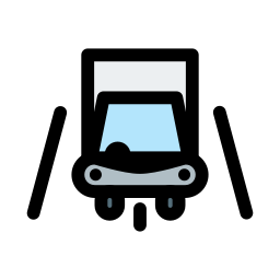 Delivery car icon