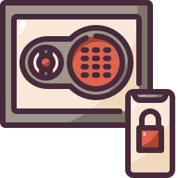 scatola di sicurezza icona