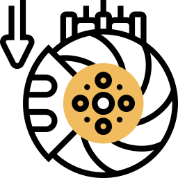 klocek hamulcowy ikona