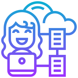 almacenamiento de datos icono