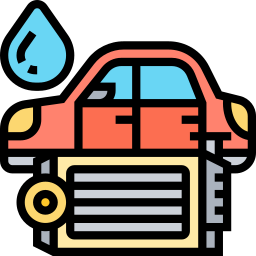 Car radiator icon