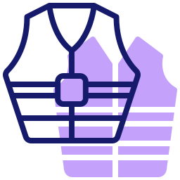 Protector vest icon