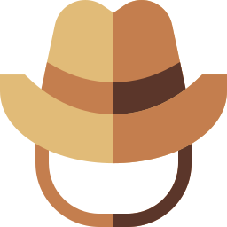 chapeau de cowboy Icône