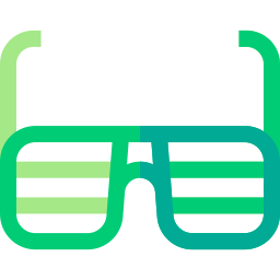 Party glasses icon