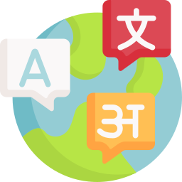 idiomas icono