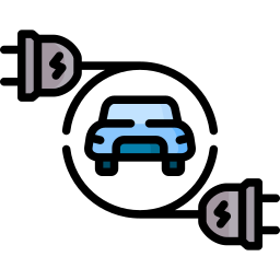 Electric car icon