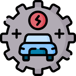 Electric car icon